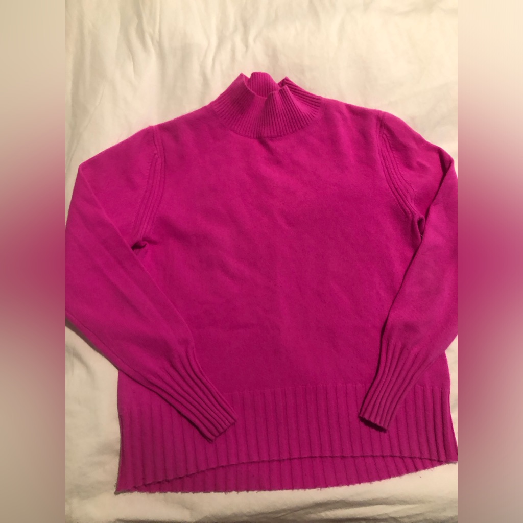 J Crew Cashmere Sweater Pink Euc 757